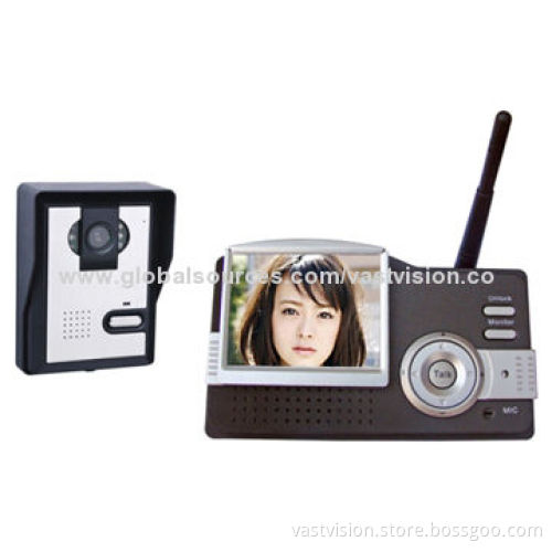 3.5-inch wired video doorphone with infrared night vision